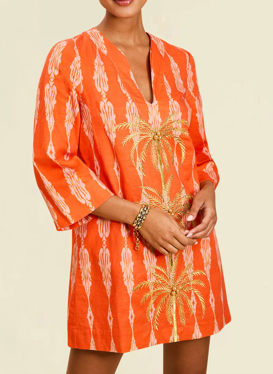 ines mini dress Ines Caftan Mini Dress – Village Tailor