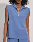 Magnolia Half Zip Tank