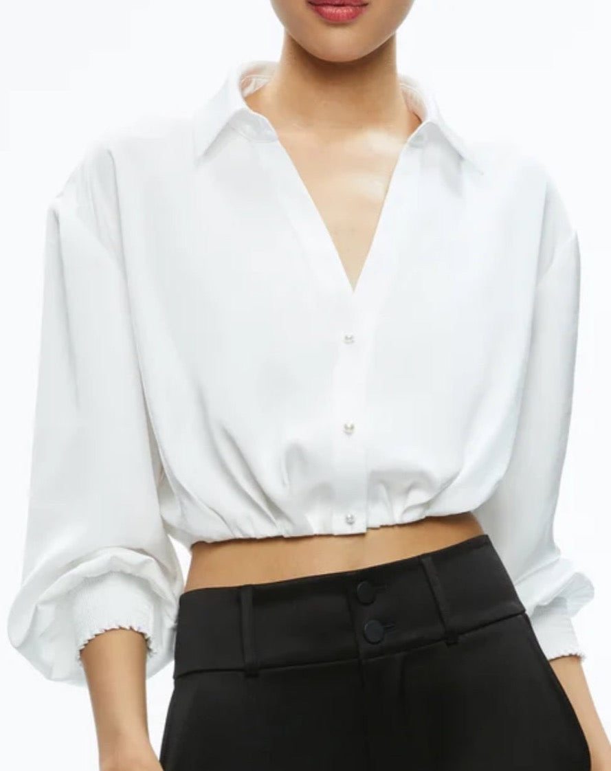 Pierre Pleated Back Button Down