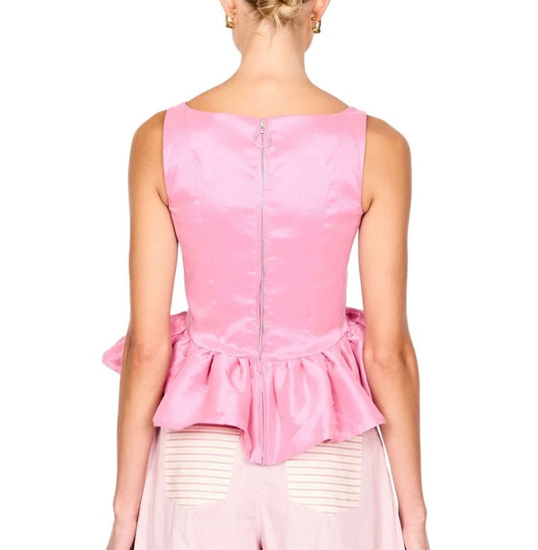 Gathered Top with Straps