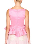 Gathered Top with Straps