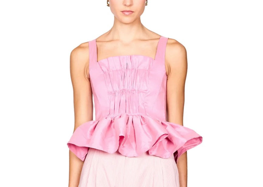 Gathered Top with Straps