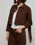 Koda Crop Jacket Fringe