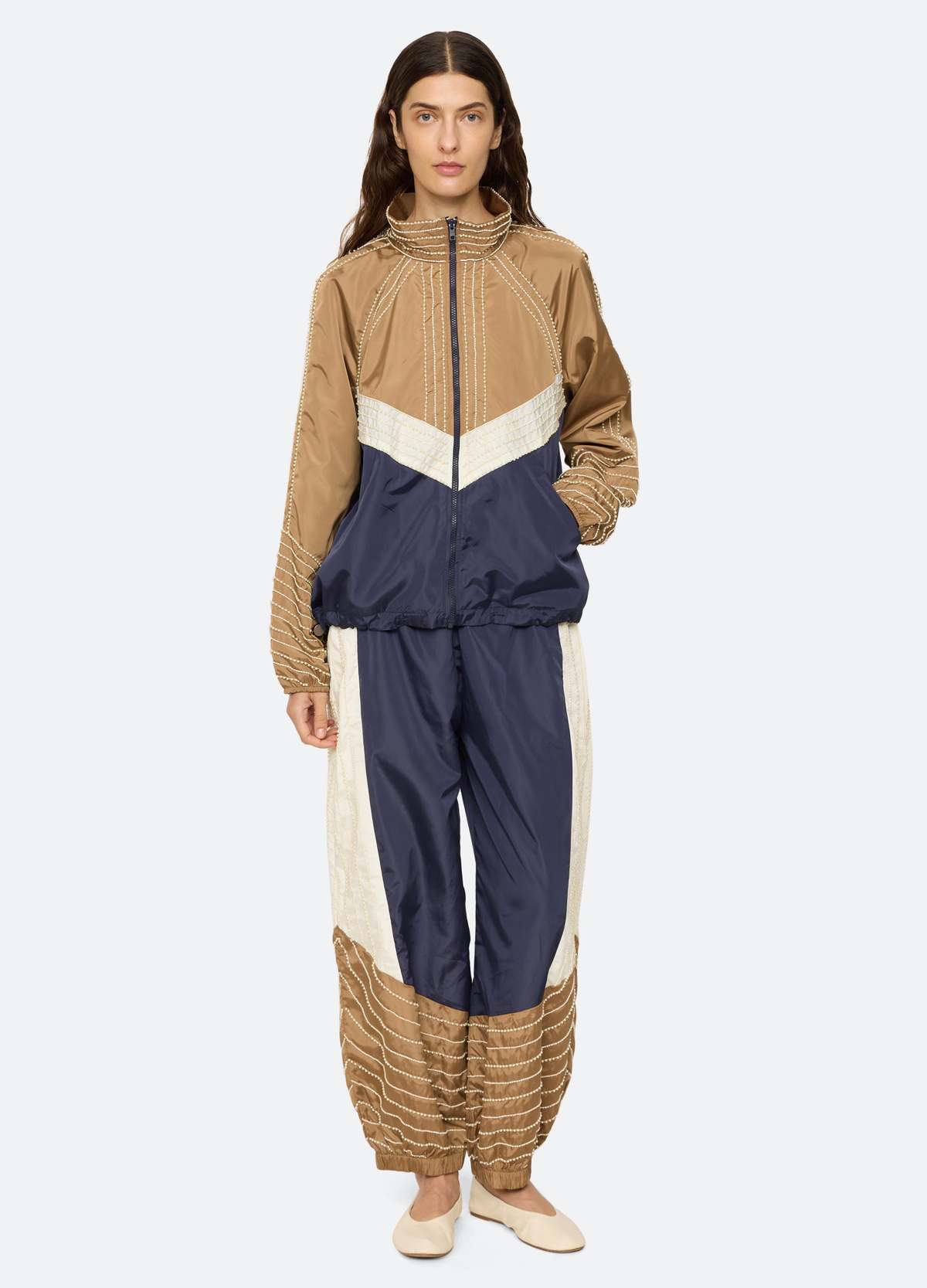Quinn Embellished Beaded Jogger