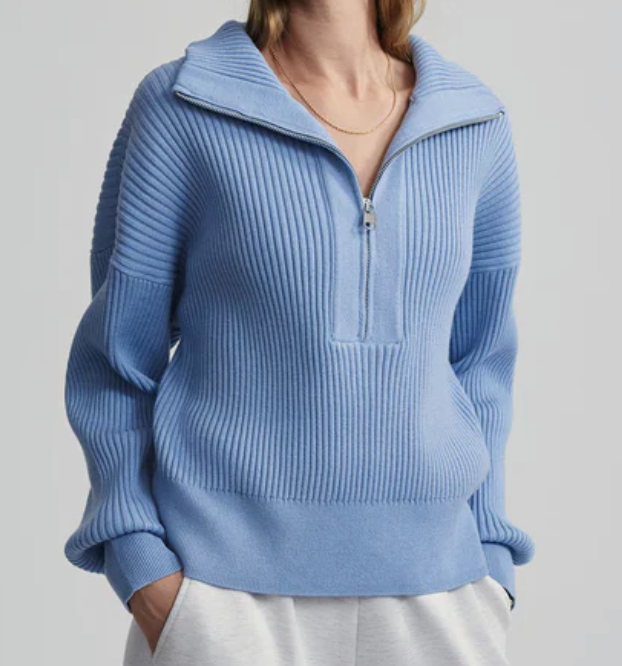 Janie Half Zip Knit