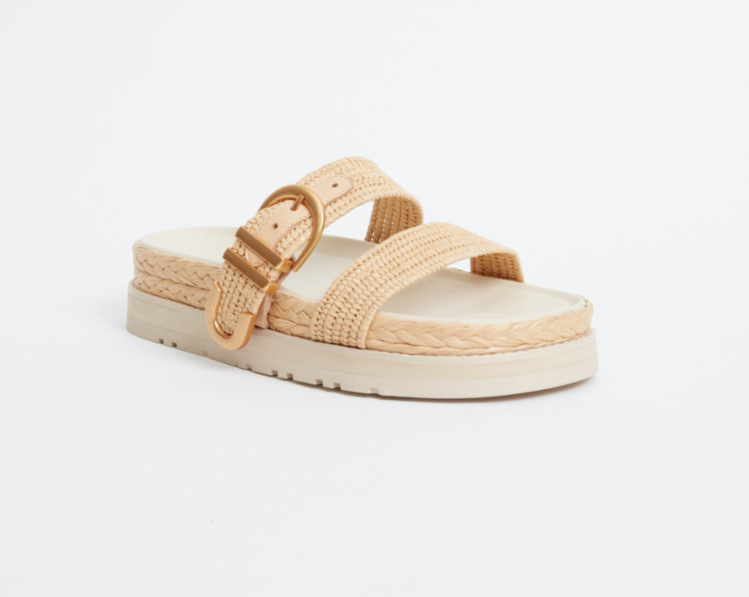 Tailor Rafia Aida Raffia Buckle Sandal – Village Tailor