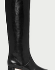 Gia Tall Mid-Heel Boot with Almond Toe