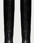 Gia Tall Mid-Heel Boot with Almond Toe