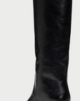 Gia Tall Mid-Heel Boot with Almond Toe