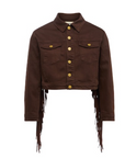 Koda Crop Jacket Fringe