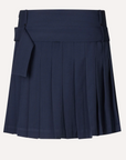 Belted Pleated Skirt