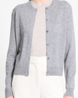 Crewneck Cardigan in Cashmere