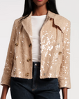 Sequin Moto Jacket
