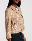 Sequin Moto Jacket