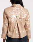 Sequin Moto Jacket