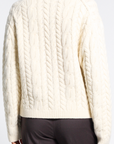 V-Neck Cable Pullover