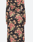 Cornelia Print Long Sleeve Midi Dress