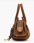 The Suede Cristina Satchel