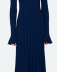 Rhea Knit Long Sleeve Midi Dress