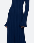 Rhea Knit Long Sleeve Midi Dress