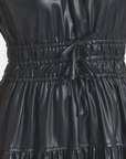 Tora Dress in Faux Leather
