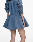 Denim Mini Shirt Dress