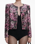 Floral Sequin Jacket