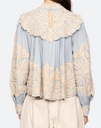 Alexandra Embroidery Long Sleeve Blouse