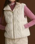 Irina Cable Knit Gilet