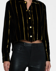 Cosette Crop Hi Low Shirt
