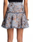 Foil Printed Tweed Jaxina Skirt
