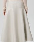 Vita Maxi Skirt in Recycled Leather