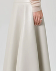 Vita Maxi Skirt in Recycled Leather