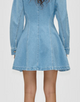 Collared Coat Mini Dress