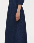 Courtney Long Sleeve Belted Gown