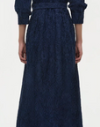 Courtney Long Sleeve Belted Gown