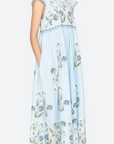 Audra Embroidery Midi Dress