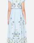 Audra Embroidery Midi Dress
