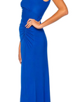 Acacia Draped Jersey Midi Dress