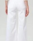 Lyra Wide Leg Crop in Soft White
