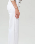 Lyra Wide Leg Crop in Soft White