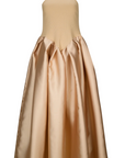 Heavy Satin Full Skirt Tank Top Princess Dress