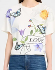 Evan Embellished Embroidered Oversized Tee