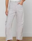 Cody Cropped Linen Pant