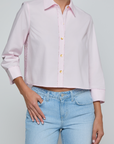 Fawn Piping Scarf Blouse