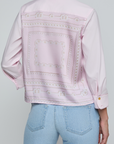 Fawn Piping Scarf Blouse