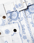 Embroidered Mini Skirt