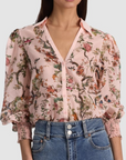 Charis Long Sleeve Button Down Blouse