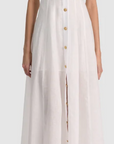 Kendall Halter Button Down Maxi Dress