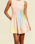 Philippa Pintucked Mini Dress